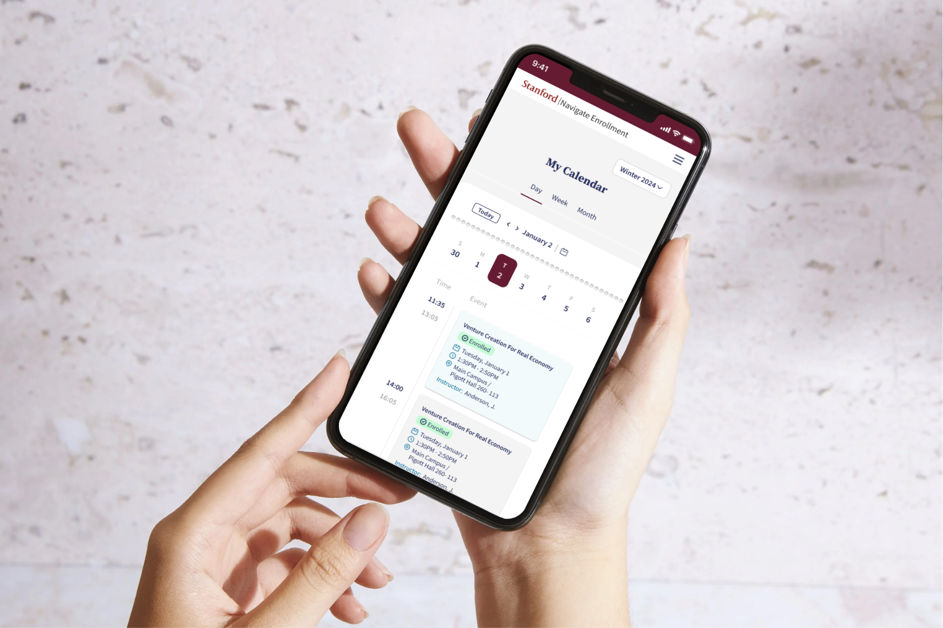 Mobile Calendar
